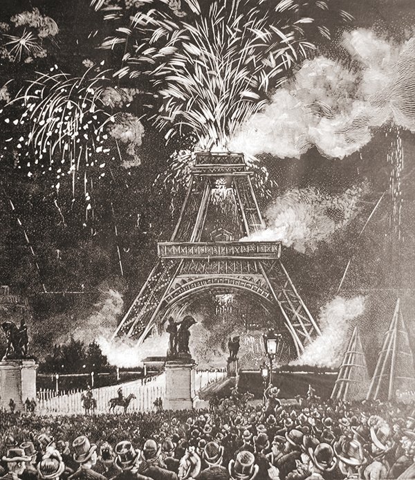 Eiffel Tower 1887 Credit: Ruggieri / Etienne Lacroix iconographic collection