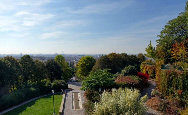 Parc-de-Belleville-The 10 Most Beautiful Parks and Gardens in Paris for Family Visits