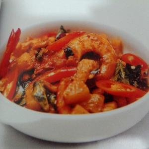 Pure sensible well being recipe Pink curry shrimp -Chinese wholesome recipes for August 21 2014