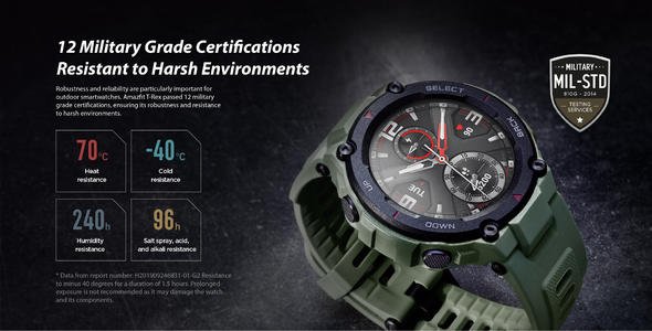 Amazfit T-Rex – the inexpensive connected smartwatch for adventurers