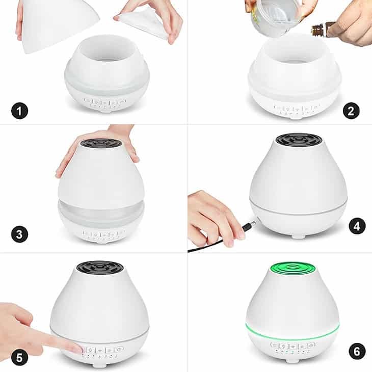 Oittm essential oil diffuser Review review smart health connected to Google health home and Amazon Alexa
, smart health device review