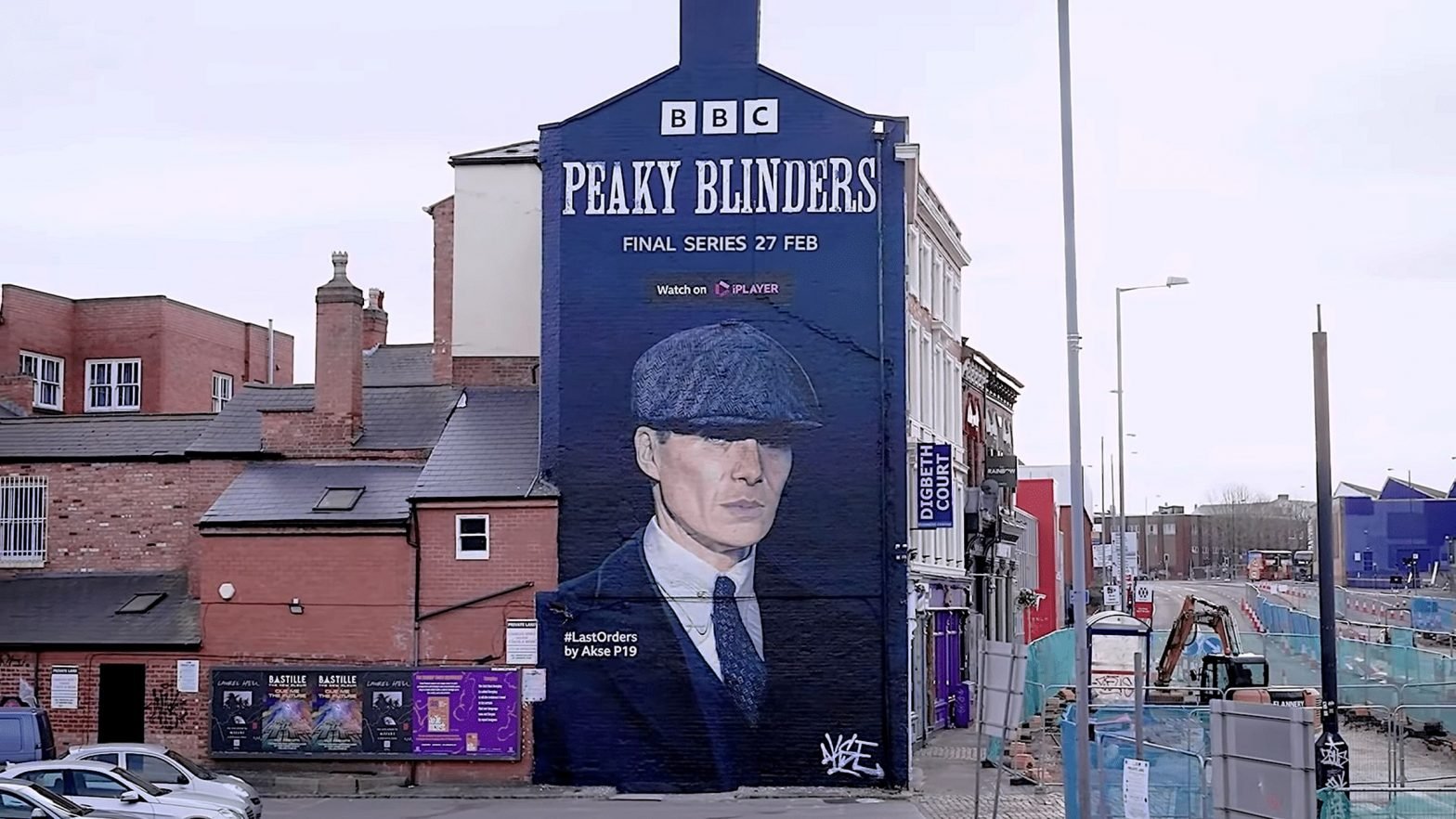 BBC 推出街头艺术以宣传 Peaky Blinders 的最后一季