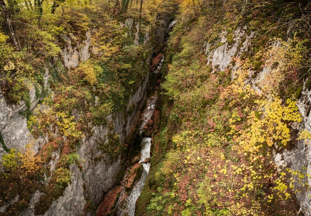 侏罗山峡谷