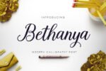 Bethanya Font Family Fun Font Binder