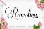Family Fun Font Binder Ramolina Script Font