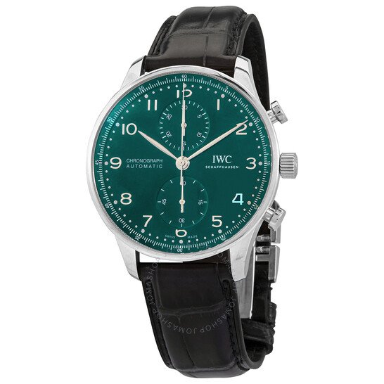 IWC Portugieser Chronograph Automatic Green Dial Men's Watch