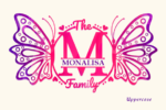 Wylie Family Monogram Fonts