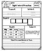 First Fry 100 Words Kindergarten Sight Word List sight-word-practice workbook_001 (7)