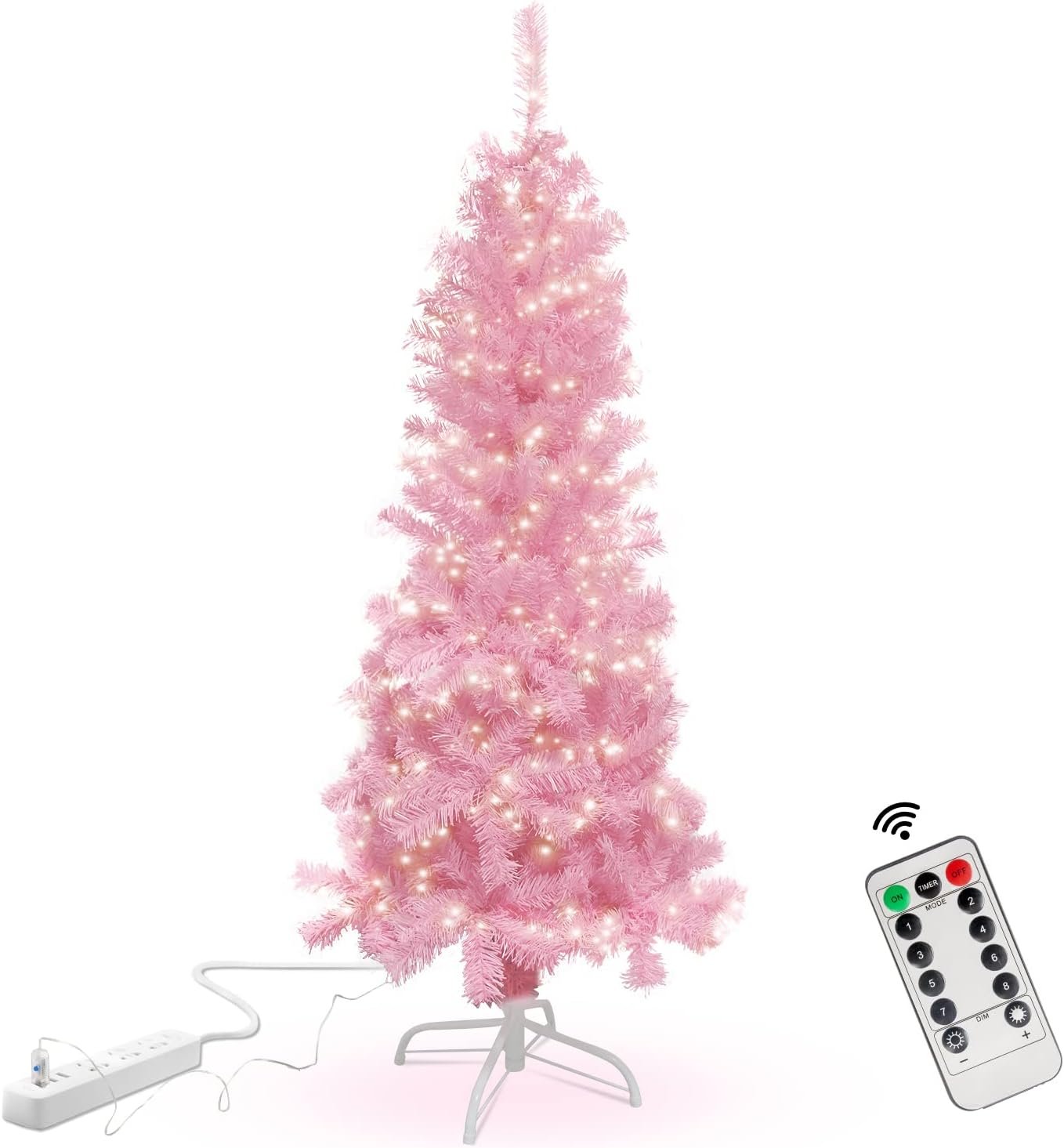 Light Pink Christmas Lights