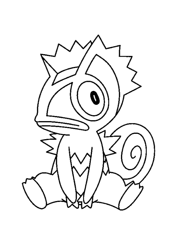 Pokemon coloring page Kecleon