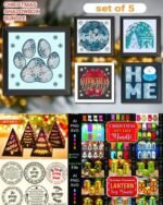 Ultimate Laser Cut Christmas Decorations Bundle e