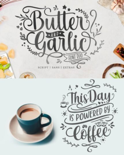 Butter and Garlic Font Download Growth Mindset family happines