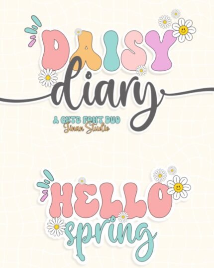 Daisy Diary Font | Playfulness and Elegance