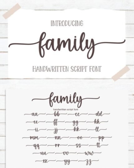 Family Font download best Cool Fonts Growth Mindset family happines