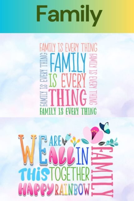 Happy Rainbow Family Font download best Cool Fonts family happines