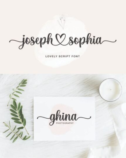 Joseph Sophia Font | A Handwritten Font with Timeless Charm and Elegance