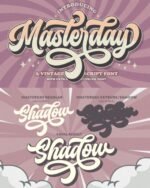 Masterday Font download Growth Mindset family happines