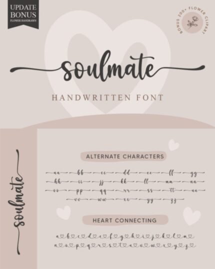 Soulmate Font Growth Mindset family happinessfamily happines