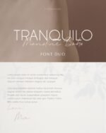 Tranquilo Monoline Boho Font download Cool Fonts family happines