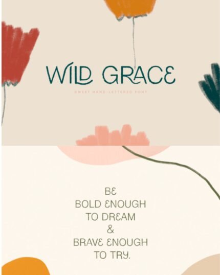 Wild Grace Font download Cool Fonts Growth Mindset family happines