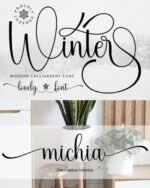 Winter Font Growth Mindset family happiness