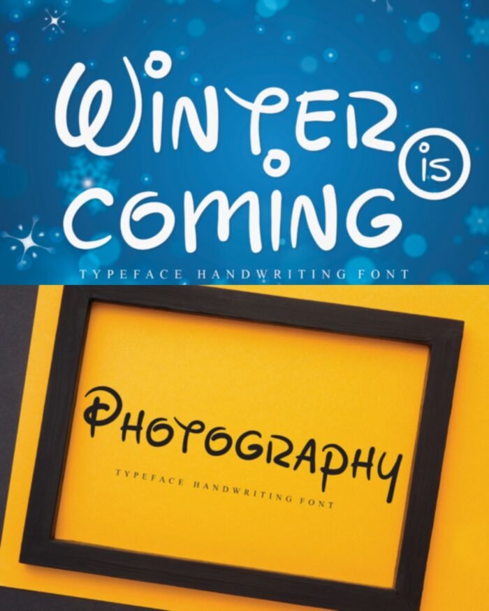 Winter Is Coming Font | the Magic of Winter