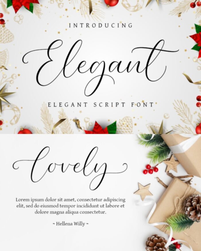 Elegant Font | Unleash the Elegance of Handwritten Charm