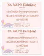 You Are My Rainbow Font download best Cool Fonts