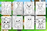 100-Wild-Animal-Coloring-Pages-For-Kids-Super Cute Animals Coloring Pages For Kids
