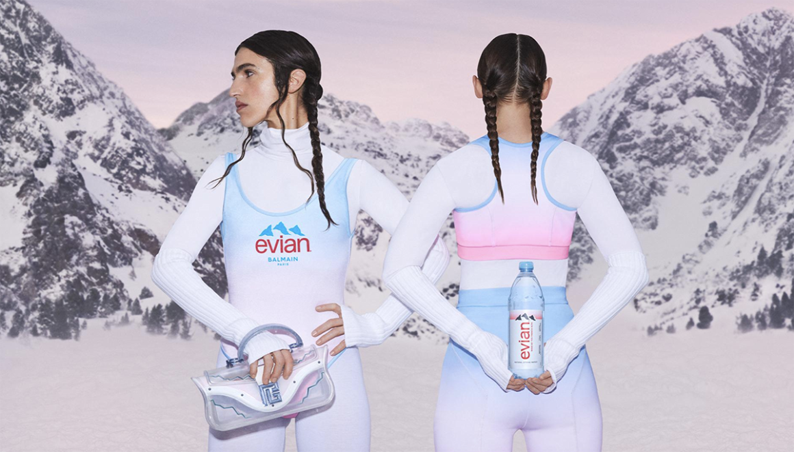 Balmain 与 Evian 合作打造可持续成衣系列 Balmain Evian