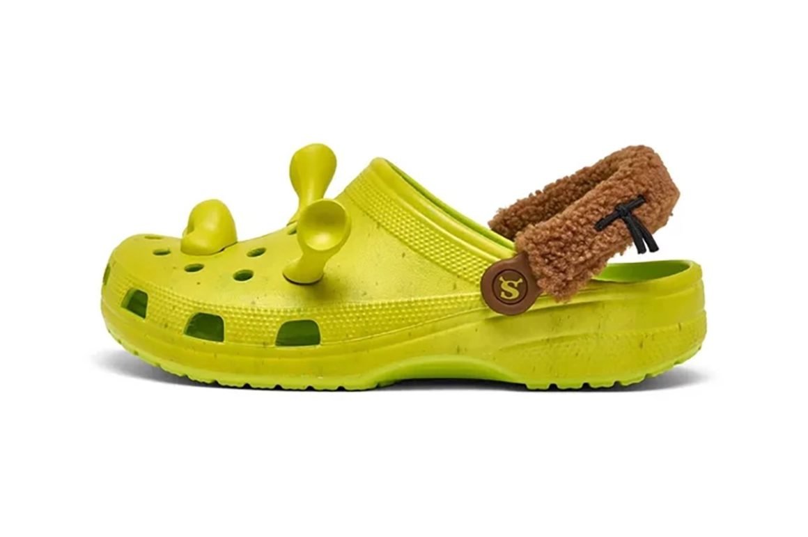 Crocs 与 Dreamworks 合作推出 Shrek 系列鞋 crocs-sabots-shrek