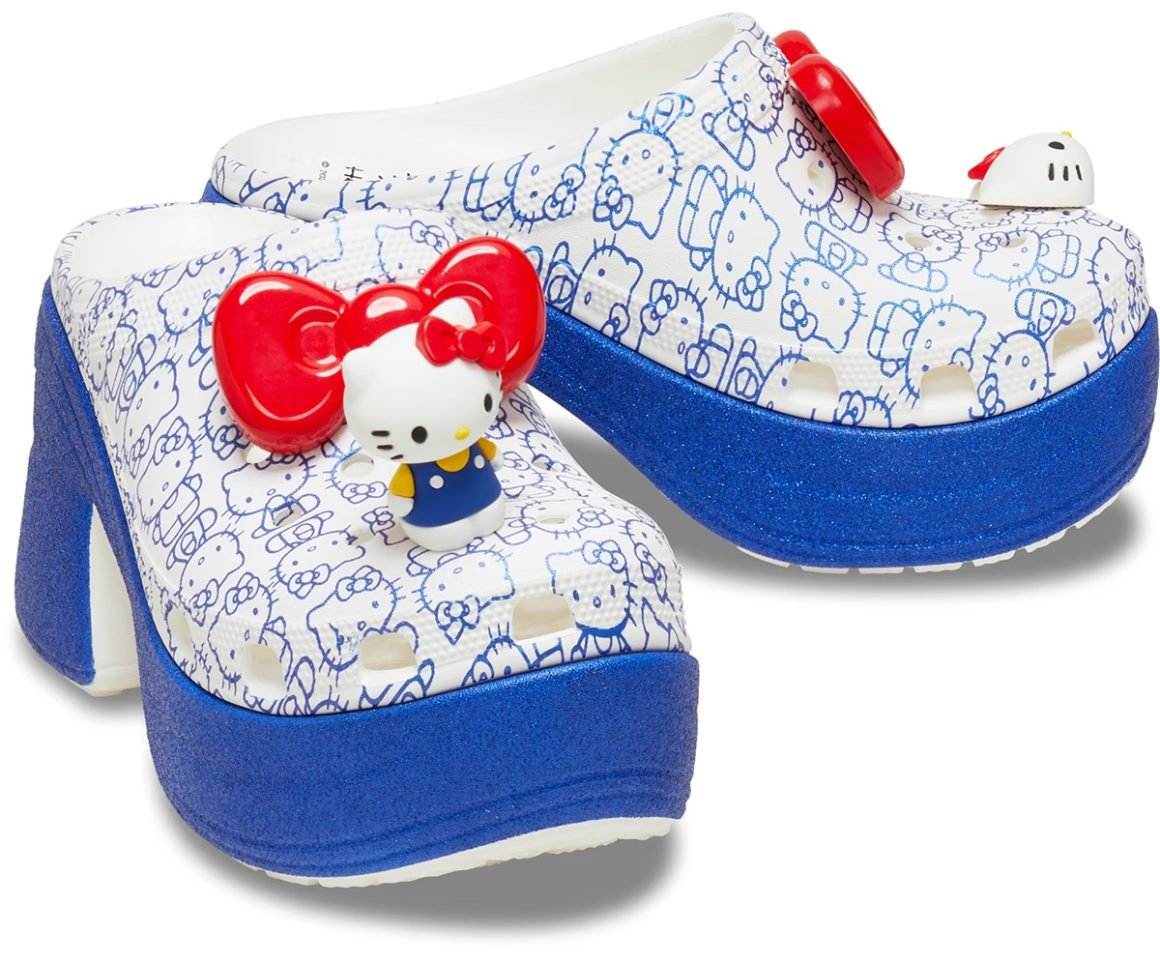 Crocs 推出可爱的 Hello Kitty 系列