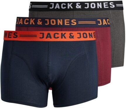 超级便宜 21,09€ 奉承的  Jack & Jones Jaclichfield Trunks Noos 3 件装男士平角短裤
 法国亚马逊Amazon