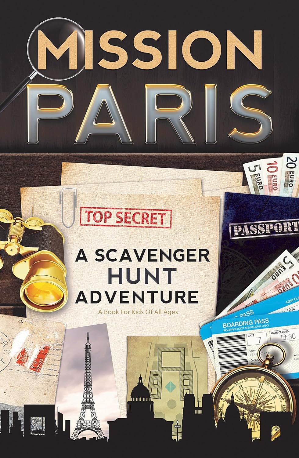 Just .99 Versatile   Amazon Mission Paris: A Scavenger Hunt Adventure (Travel Book For Kids)